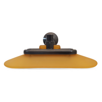 5 x Yellow glass and metal wall Sconce Jill - Perry King, Santiago Miranda and Gianluigi Arnaldi for Arteluce, 1980s