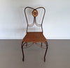 Medaillon garden set wrought iron italy 1970