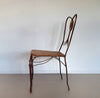 Medaillon garden set wrought iron italy 1970
