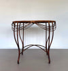 Medaillon garden set wrought iron italy 1970