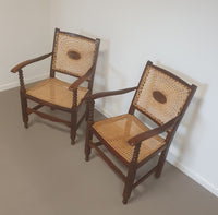 Monastery / medaillon / webbing arm chairs / 1930s
