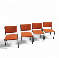 4 x / Abraham Polak / AP Originals chairs by Hein Salomonson 1960's