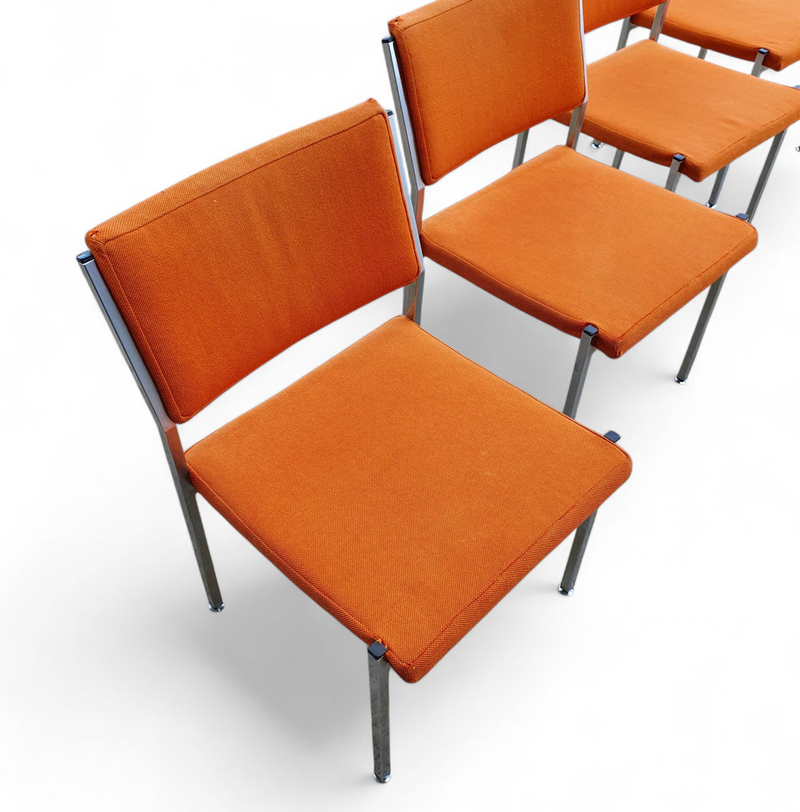 4 x / Abraham Polak / AP Originals chairs by Hein Salomonson 1960's