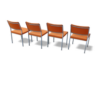 4 x / Abraham Polak / AP Originals chairs by Hein Salomonson 1960's