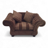 Large weighty love seat with the original matching cushions.
Marked "Handmade in Holland"