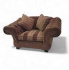 Large weighty love seat with the original matching cushions.
Marked "Handmade in Holland"