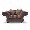 Large weighty love seat with the original matching cushions.
Marked "Handmade in Holland"