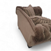 Large weighty love seat with the original matching cushions.
Marked "Handmade in Holland"