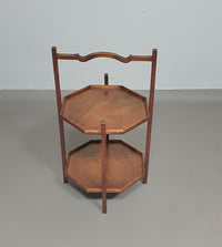 2 tier folding cake stand 1960s 

#foldingcakestand