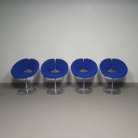 Artifort little Apollo chairs / with swiveling disc base / by Patrick Norguet