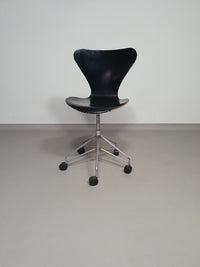 Vintage draaistoel model 3117 van Arne Jacobsen voor Fritz Hansen