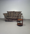 Weighty 80's zebra print sofa. Very good condition.