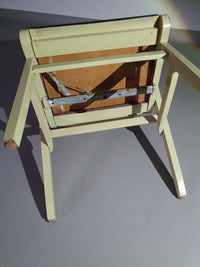 Set of Mid Century decorated coupling chairs 50s