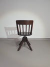 American office chair. Adjustable height 45 / 56 cm. Marked Rüegg Naegeli (Swiss)