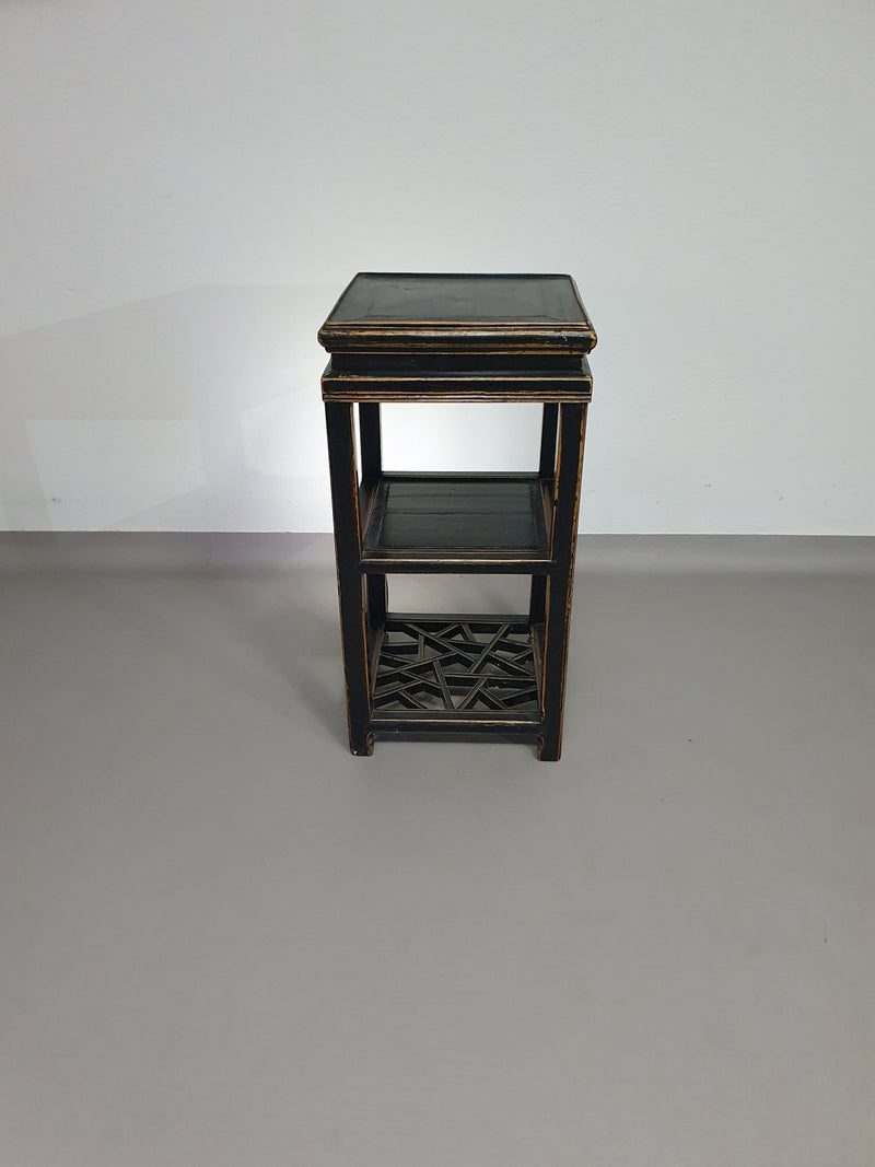 French Chinoiserie altar chairs and side table