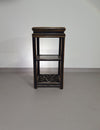 French Chinoiserie altar chairs and side table