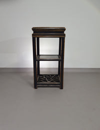 French Chinoiserie altar chairs and side table