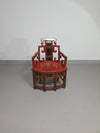 French Chinoiserie altar chairs and side table