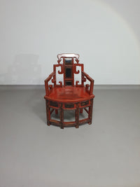 French Chinoiserie altar chairs and side table