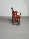 French Chinoiserie altar chairs and side table