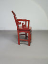 French Chinoiserie altar chairs and side table