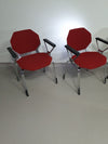 4 x in stock
Froscher Retro 1970 metal Hexagonal office / desk arm chair for Sitform