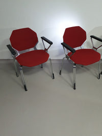 4 x in stock
Froscher Retro 1970 metal Hexagonal office / desk arm chair for Sitform