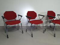 4 x in stock
Froscher Retro 1970 metal Hexagonal office / desk arm chair for Sitform