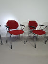 4 x in stock
Froscher Retro 1970 metal Hexagonal office / desk arm chair for Sitform