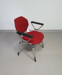 4 x in stock
Froscher Retro 1970 metal Hexagonal office / desk arm chair for Sitform