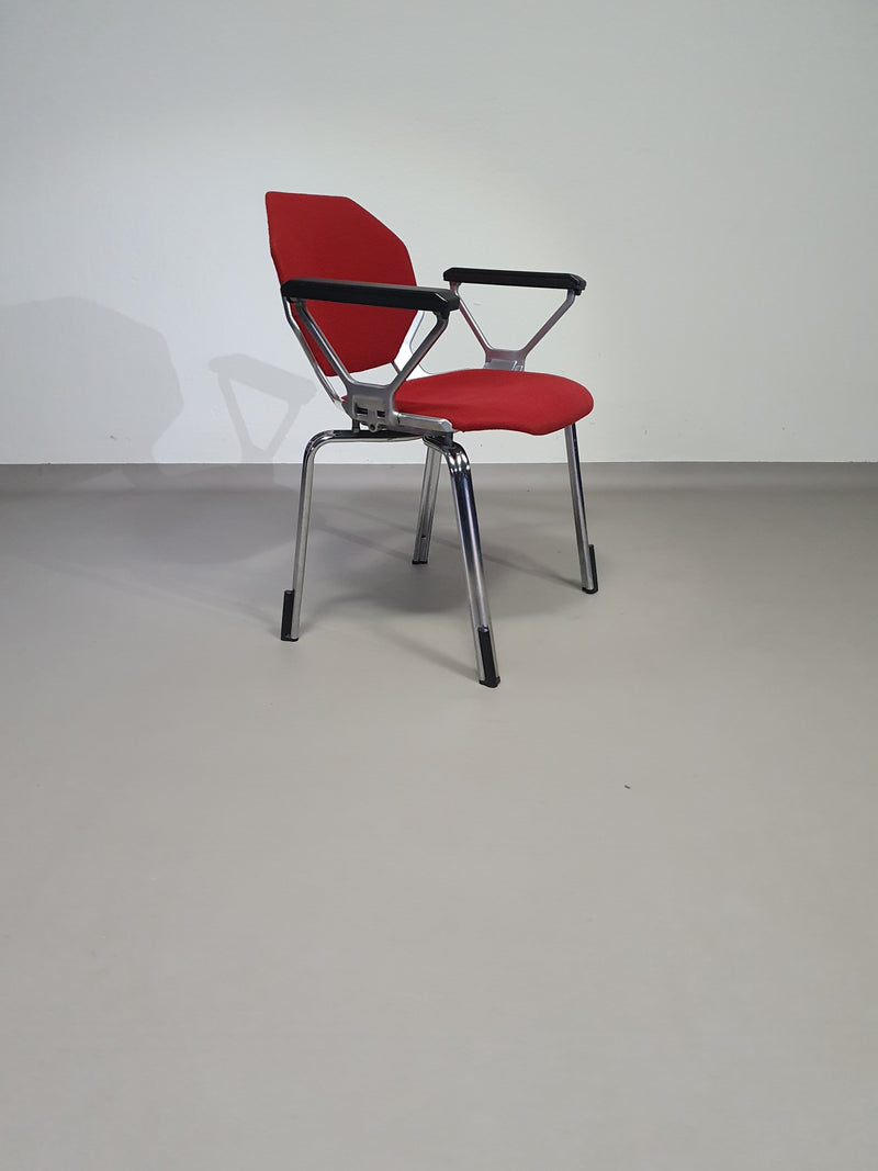 4 x in stock
Froscher Retro 1970 metal Hexagonal office / desk arm chair for Sitform