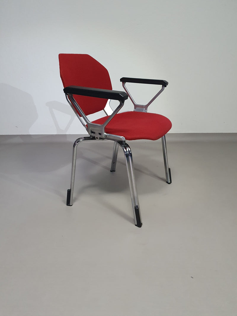 4 x in stock
Froscher Retro 1970 metal Hexagonal office / desk arm chair for Sitform