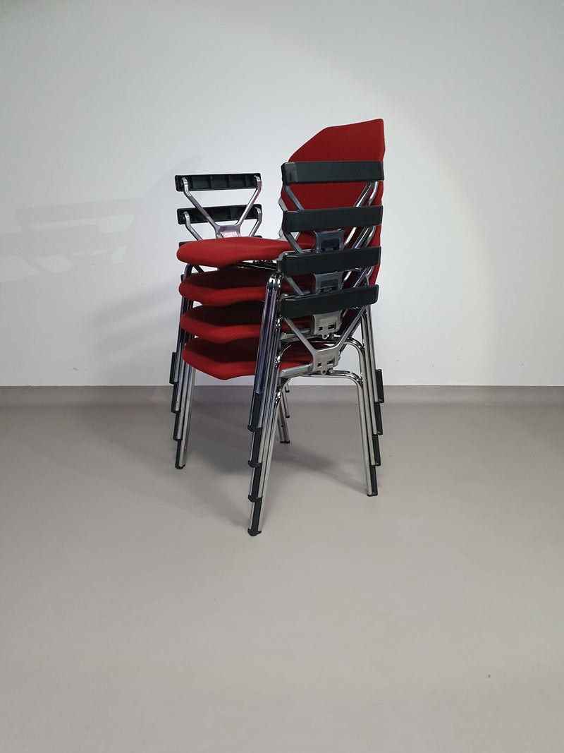 4 x in stock
Froscher Retro 1970 metal Hexagonal office / desk arm chair for Sitform