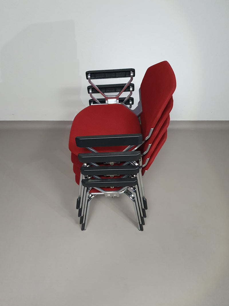 4 x in stock
Froscher Retro 1970 metal Hexagonal office / desk arm chair for Sitform