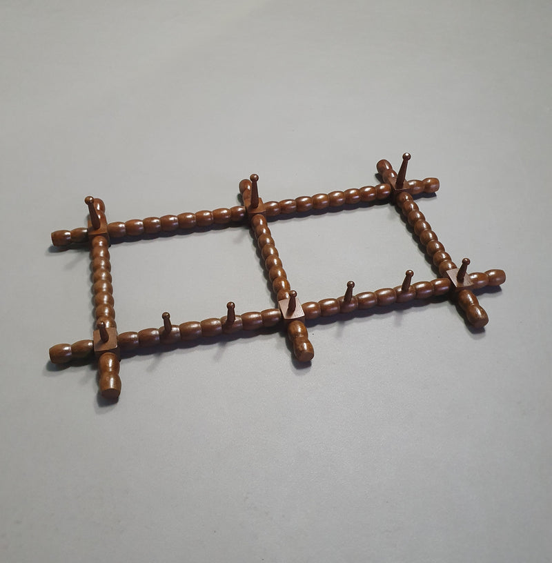 Beautiful bobbin coat rack 80 x 48 x depth 11 cm