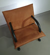 2 post-modern T-line armchairs