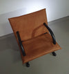2 post-modern T-line armchairs