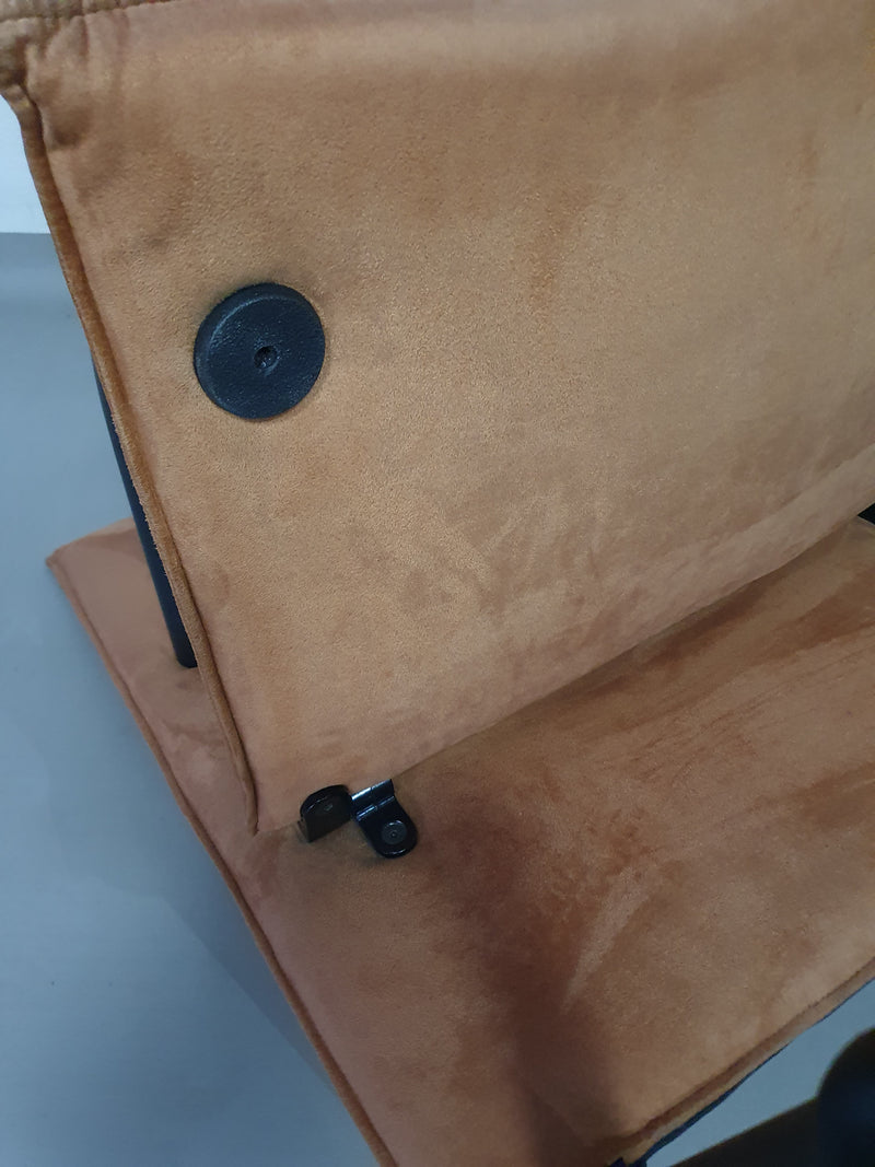 2 post-modern T-line armchairs