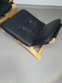 Vintage 'Kroken' lounge chair by Ake Fribyter for Nelo Mobel, Sweden 1970s