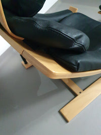 Vintage 'Kroken' lounge chair by Ake Fribyter for Nelo Mobel, Sweden 1970s