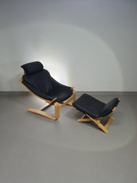 Vintage 'Kroken' lounge chair by Ake Fribyter for Nelo Mobel, Sweden 1970s