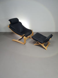 Vintage 'Kroken' lounge chair by Ake Fribyter for Nelo Mobel, Sweden 1970s