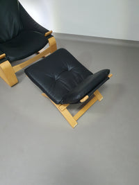 Vintage 'Kroken' lounge chair by Ake Fribyter for Nelo Mobel, Sweden 1970s