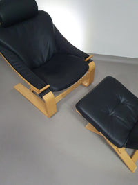 Vintage 'Kroken' lounge chair by Ake Fribyter for Nelo Mobel, Sweden 1970s