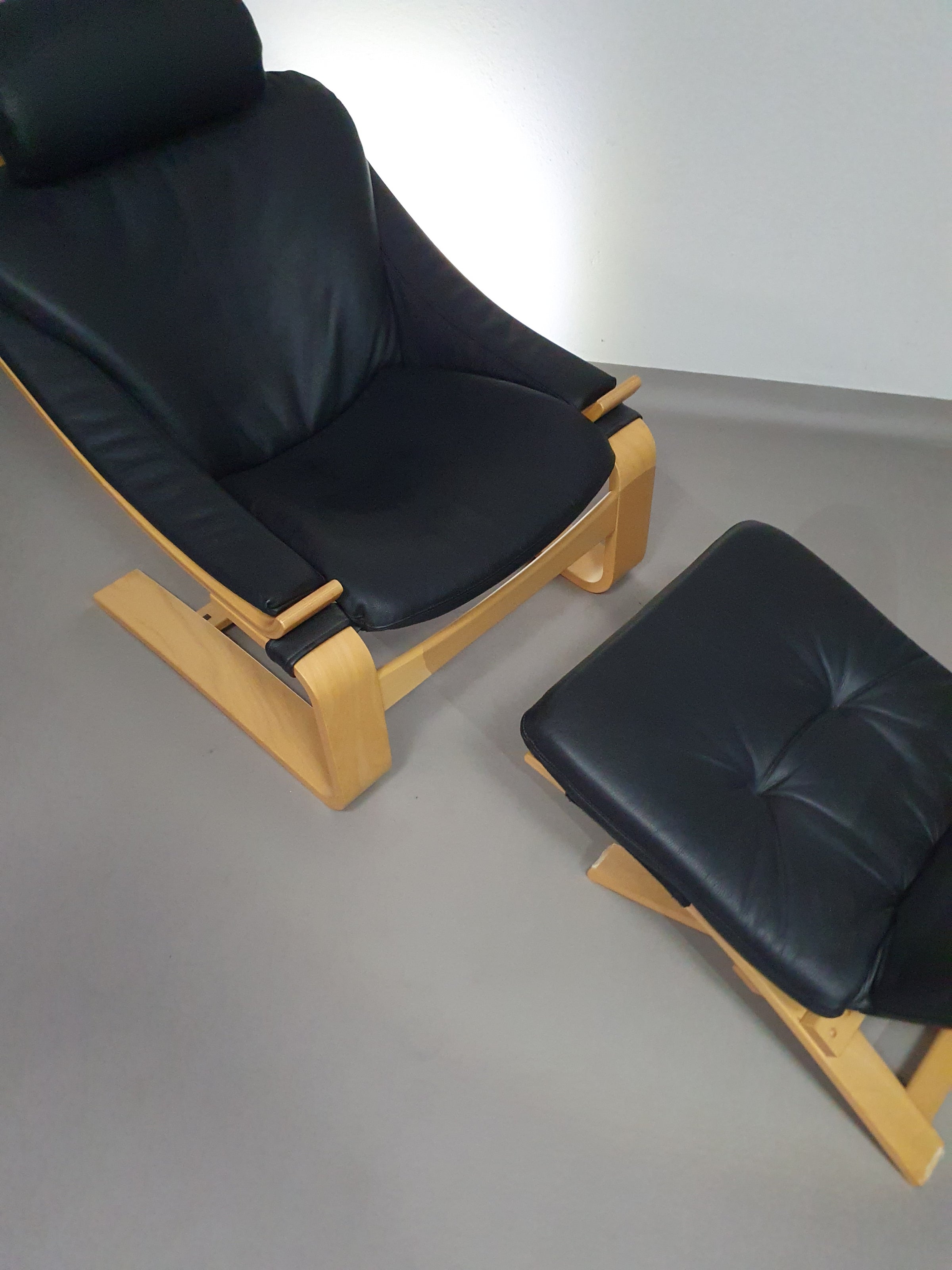 Vintage 'Kroken' lounge chair by Ake Fribyter for Nelo Mobel, Sweden 1970s