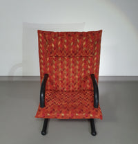 2 post modern t-line armchairs