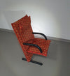 2 post modern t-line armchairs