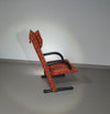 2 post modern t-line armchairs