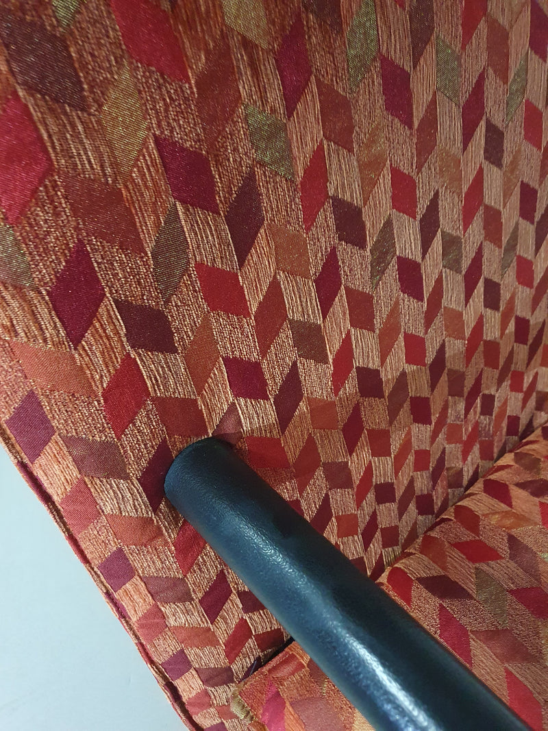 2 post modern t-line armchairs