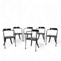 Set of 6 Fauno Chairs by David Palterer for Zanotta, 1987